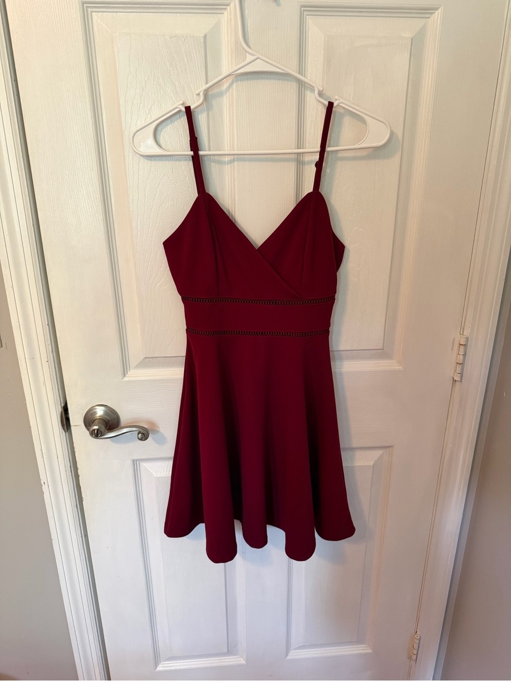 Jun & Ivy Burgundy Dress